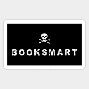 booksmart and skull Magnet